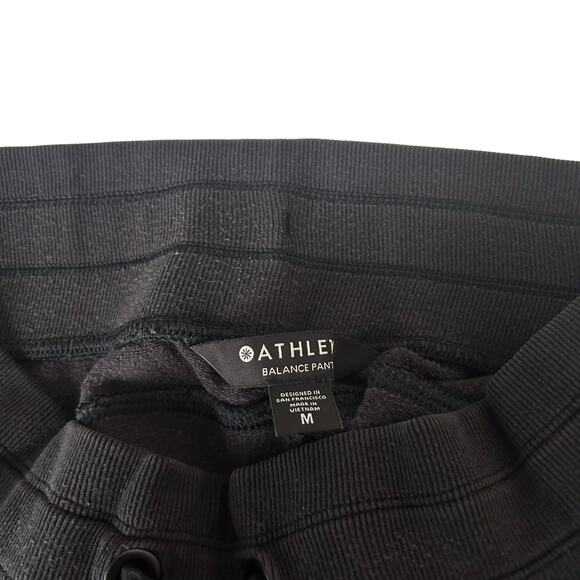Athleta Black Balance Sweatpants Sz M Style 631950-02 - Picture 3 of 7